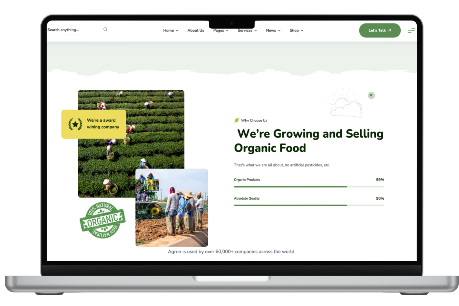 UI/UX design example - user-centric interfaces and design systems